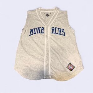 Abercrombie & Fitch Monarchs Sleeveless Button-Up Top – XS